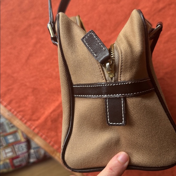 BURBERRY  Tan and Brown Bag - Picture 8 of 11